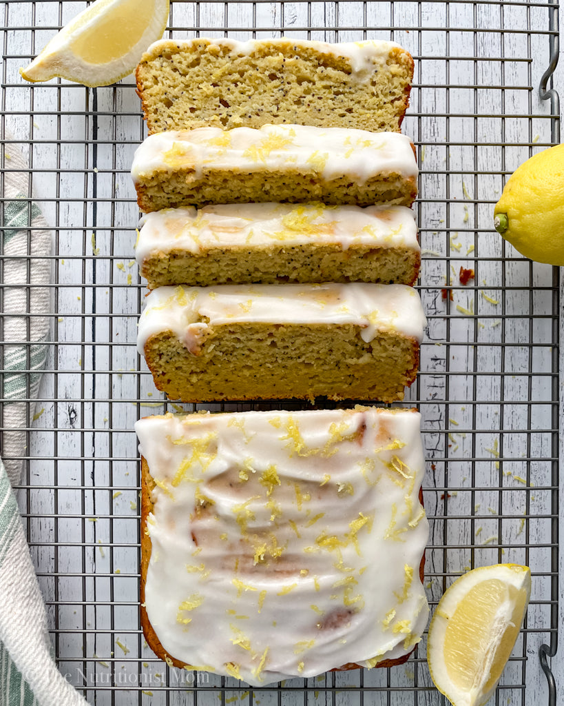 Lemon Poppyseed Protein Bread Dairy Free