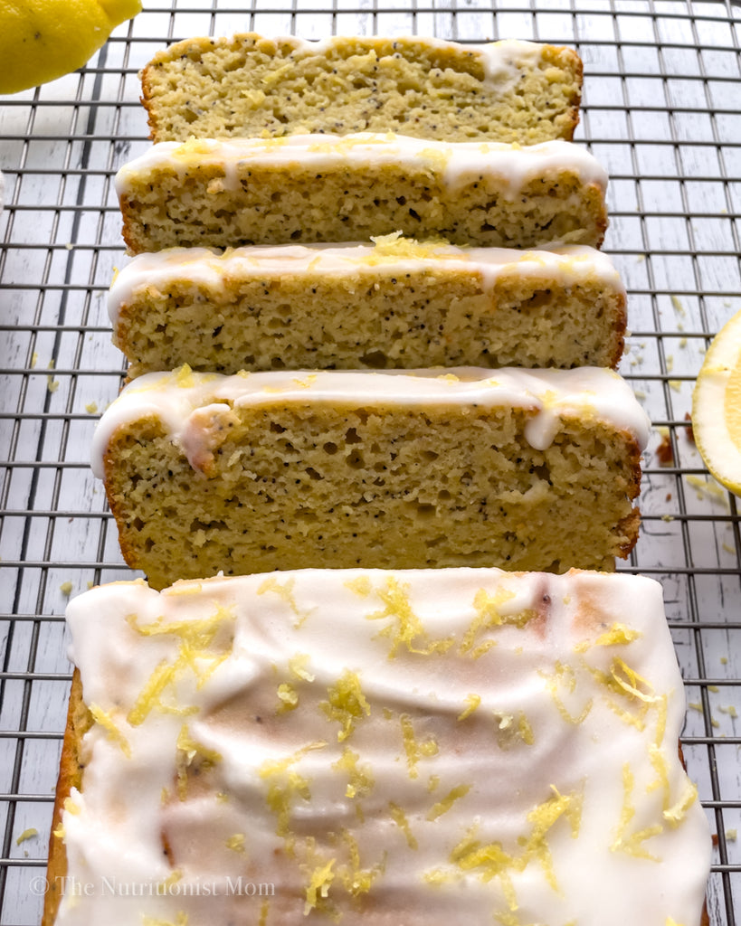 Lemon Poppyseed Protein Bread Dairy Free