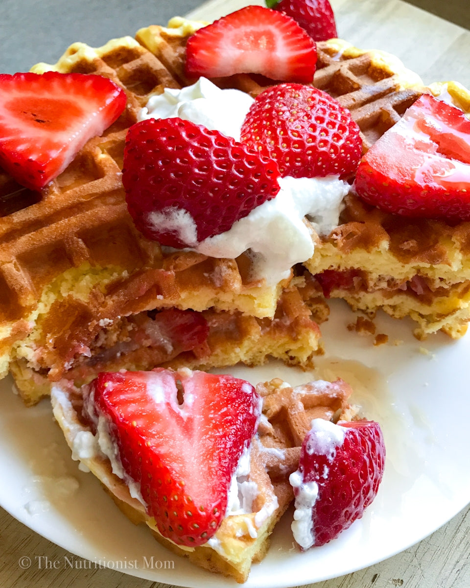 PERFECT PROTEIN WAFFLES - Nutritionist Mom