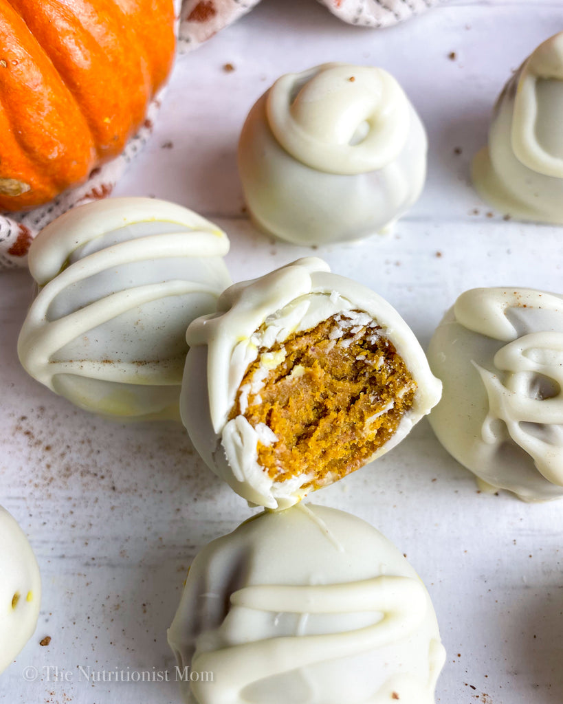 Pumpkin Pie Protein Truffles