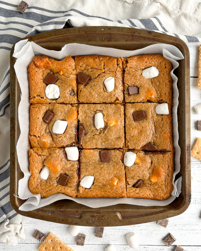 S'mores Collagen Protein Blondies