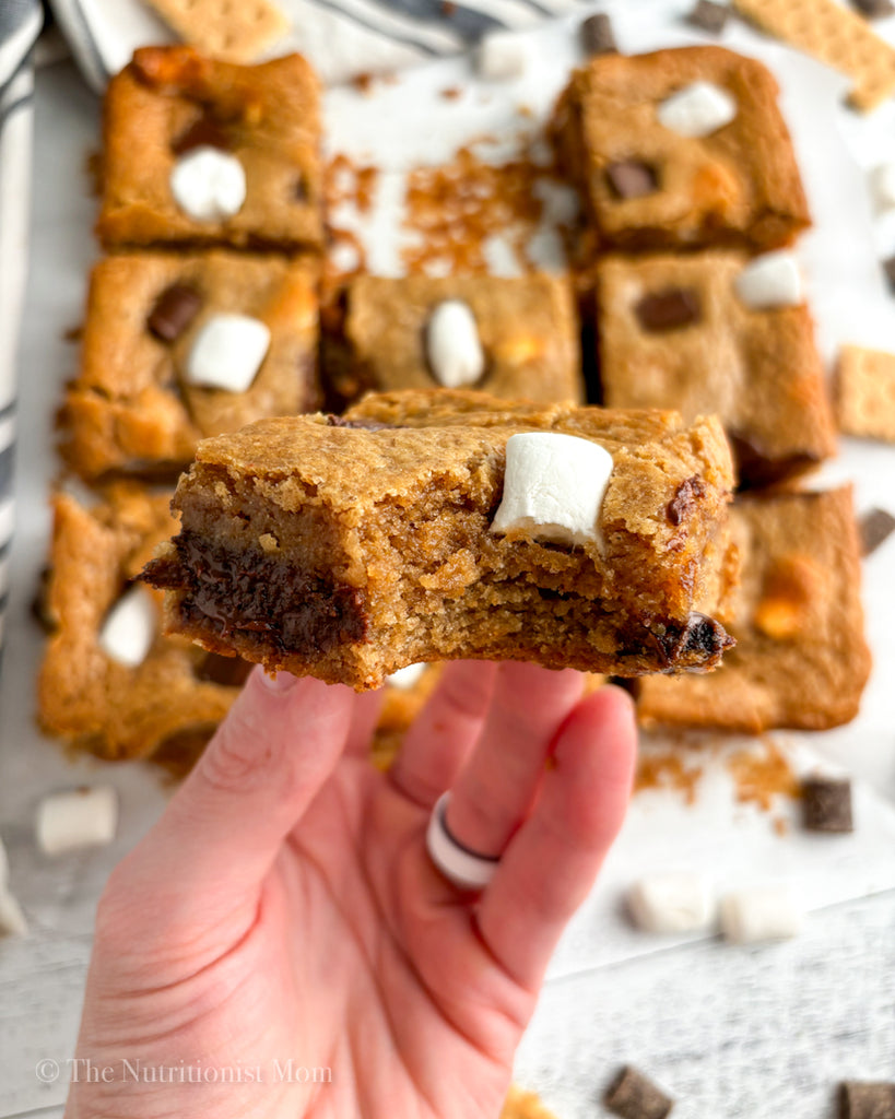 S'mores Collagen Protein Blondies