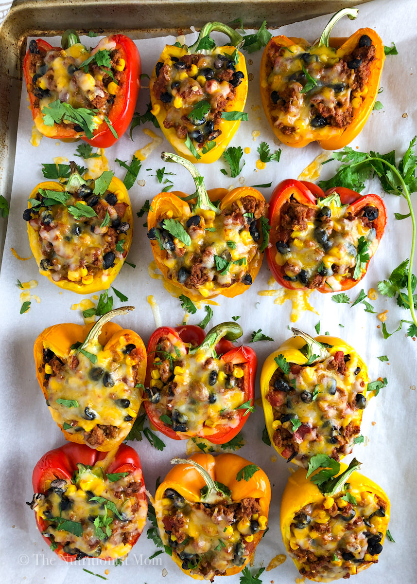 Taco Turkey Stuffed Peppers