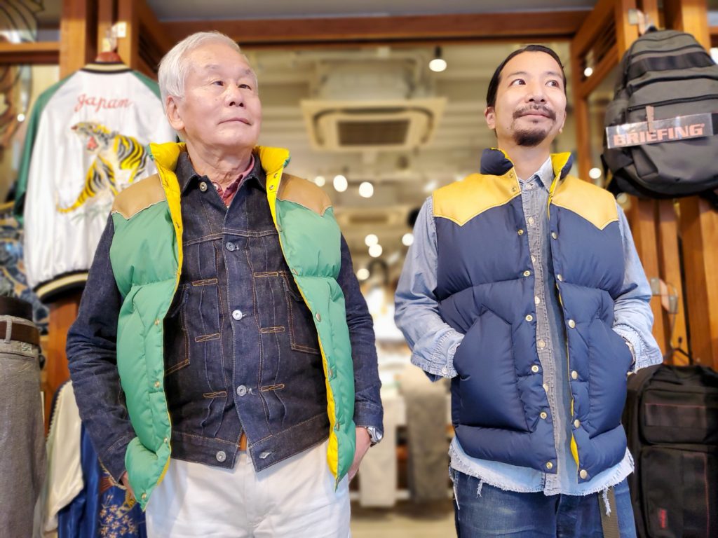 rocky  mountain down vest 40 navy  ダウン