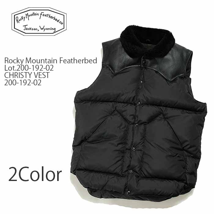 Rocky Mountain Featherbed Down Vest Christy Vest ロッキーマウンテン ダウンベスト クリスティーベスト 200-212
