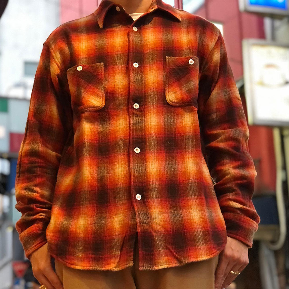 変更OK Hollywood Ranch Market Ombre Check Shirt - 通販 - www