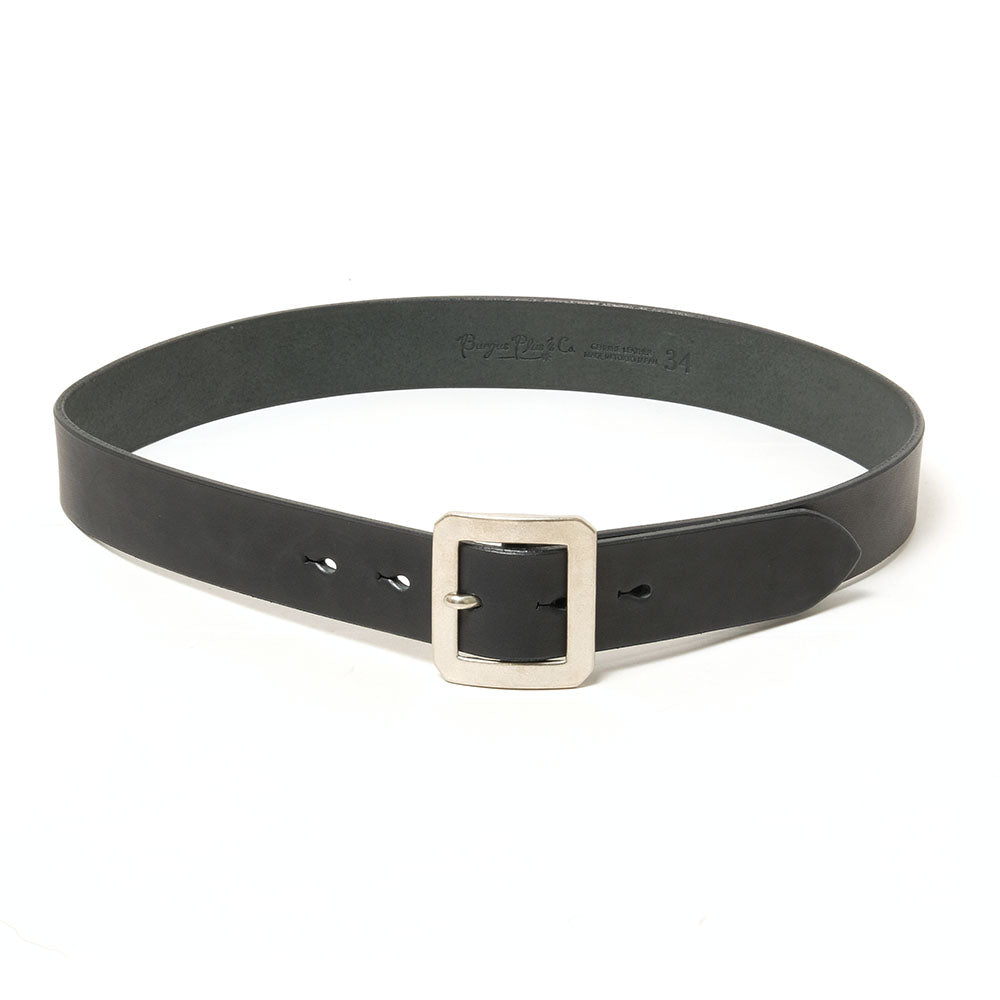 1 1/4 Ring Belt - Black — YUKETEN