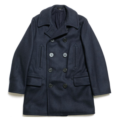 Buzz Rickson's - PEA COAT LONG MODEL - WOOL LINING - BR14146