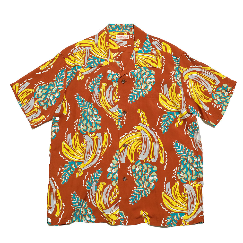 SUN SURF - S/S RAYON HAWAIIAN SHIRT - FAMILIAR FLOWER - SS39011