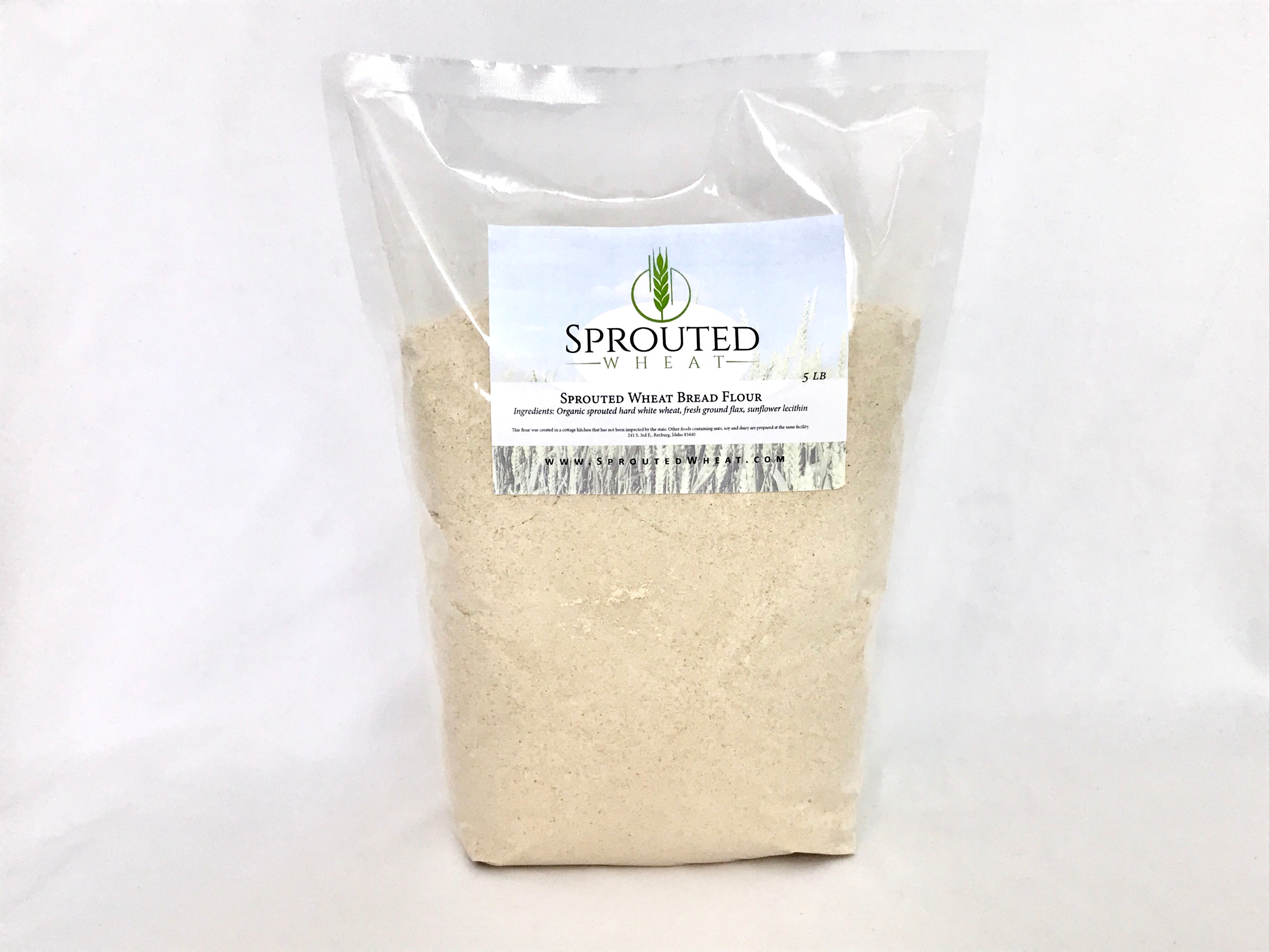 Download Sprouted Wheat Bread Flour - 5 lb (2.3 kg) Bag | SproutedWheat