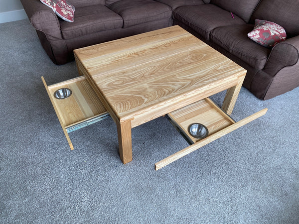 The Halfling Coffee Table Drawers Out