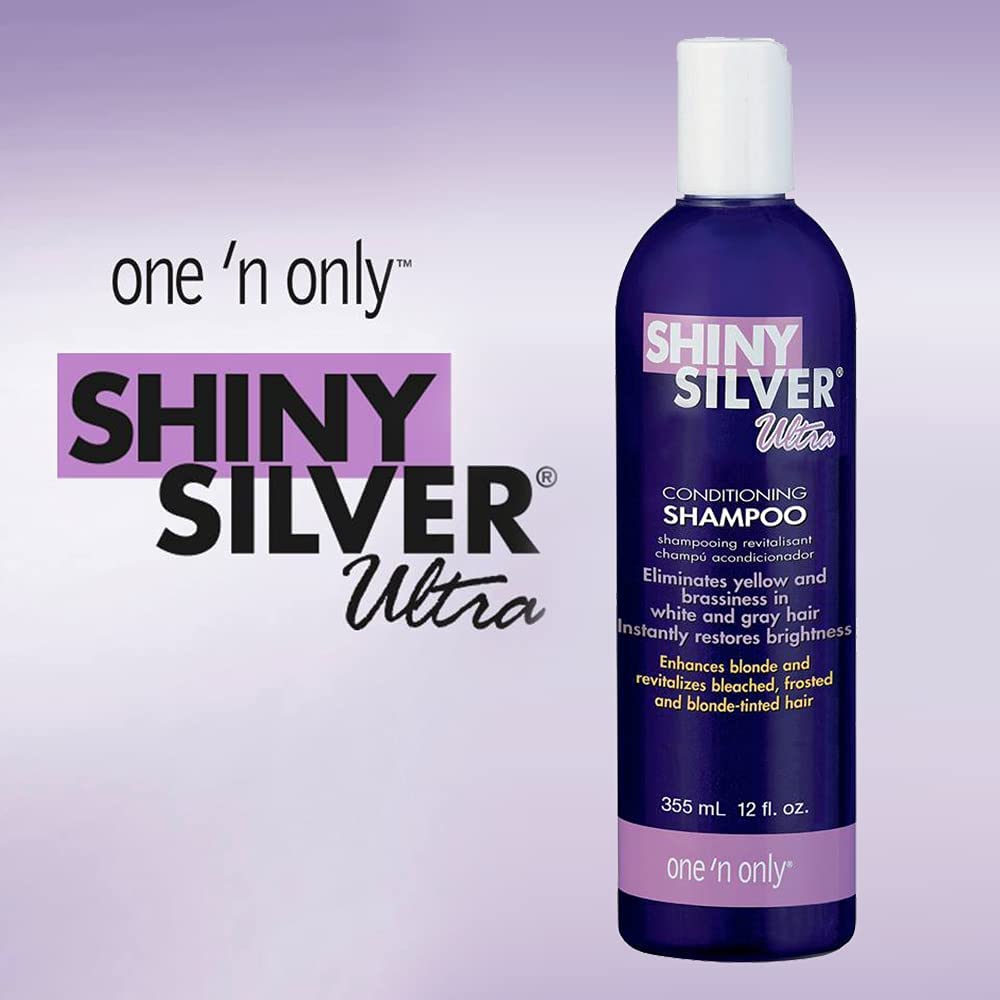 Shiny Silver Shampoo Ultra Conditioning 12 Ounce (354ml) (2 Pack)