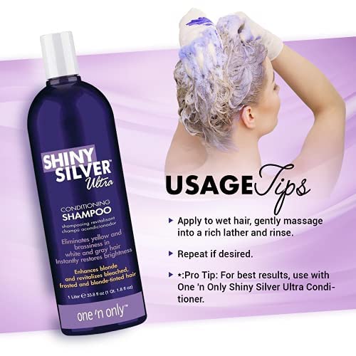 Shiny Silver Shampoo Ultra Conditioning 12 Ounce (354ml) (2 Pack)