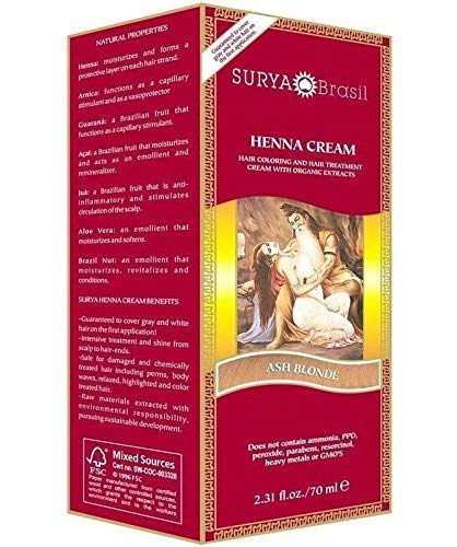 Surya Brasil Henna Cream Ash Blonde, Pack of 2