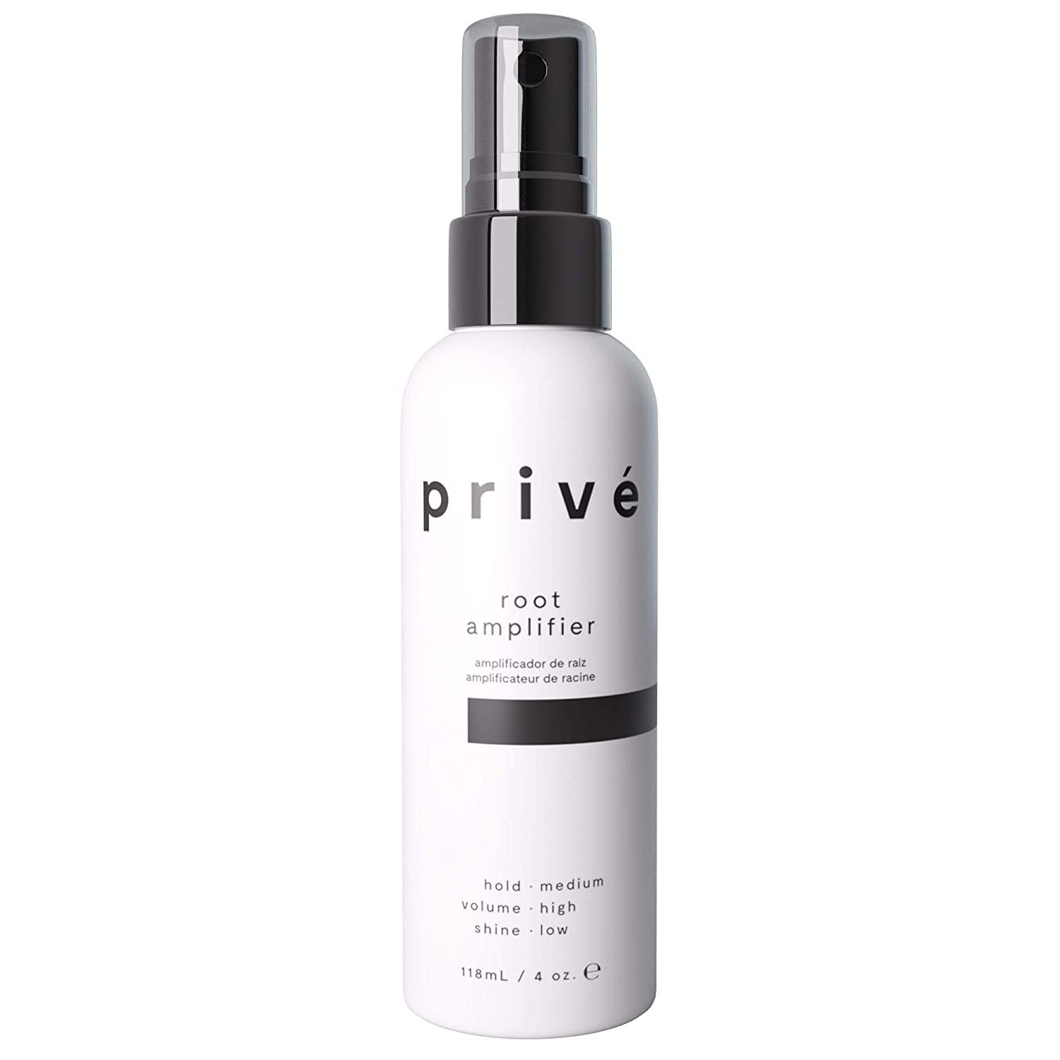 PrivÃ© Root Amplifier â Root Booster Spray for Hair/Volumizing Spray â Extreme Root Lifter, Weightless Volume & Fullness, and Soft Control (4 oz)