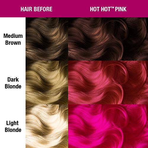 MANIC PANIC Hot Hot Pink Hair Dye Classic 3 Pack