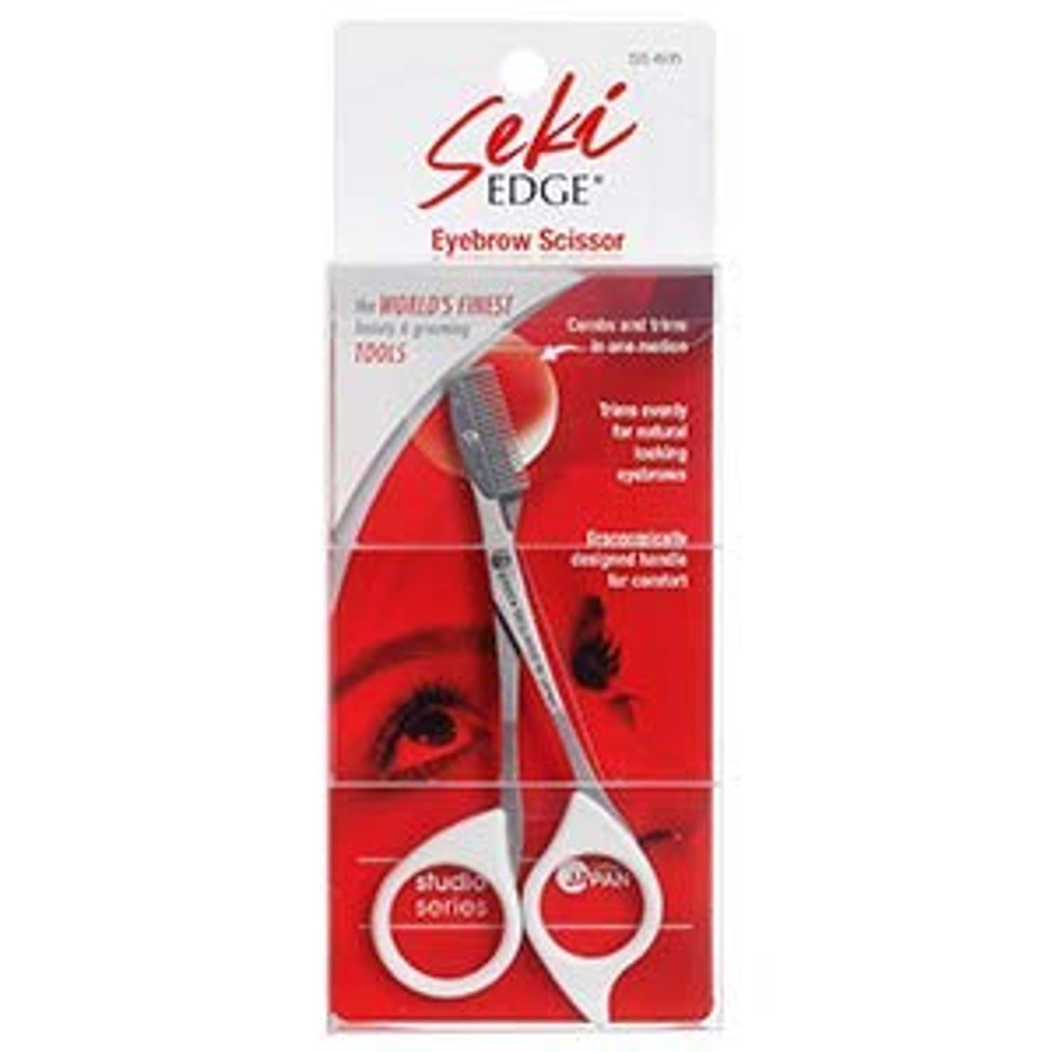 SEKI EDGE SS-605- Eyebrow Comb Scissors