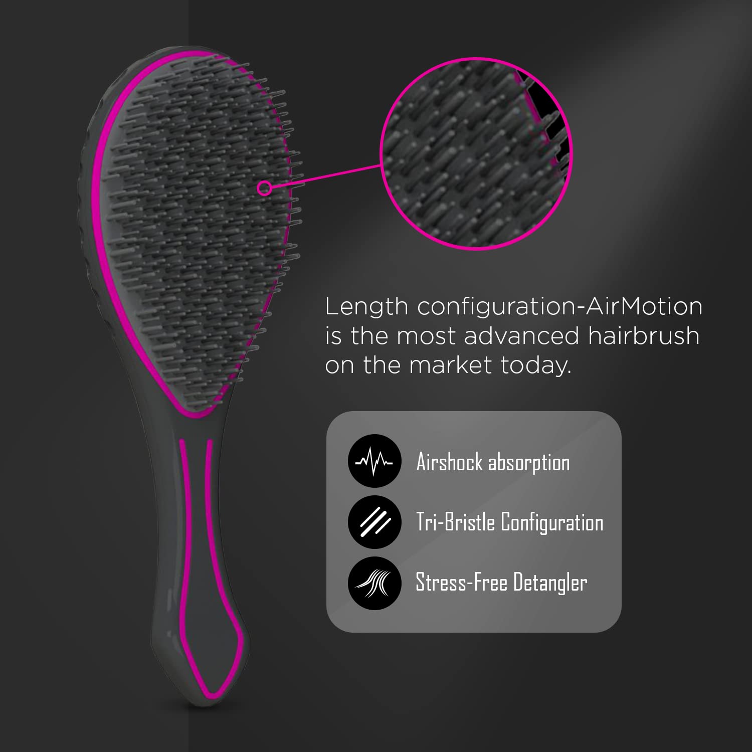 Spornette Air Motion Detangling Brush Pink