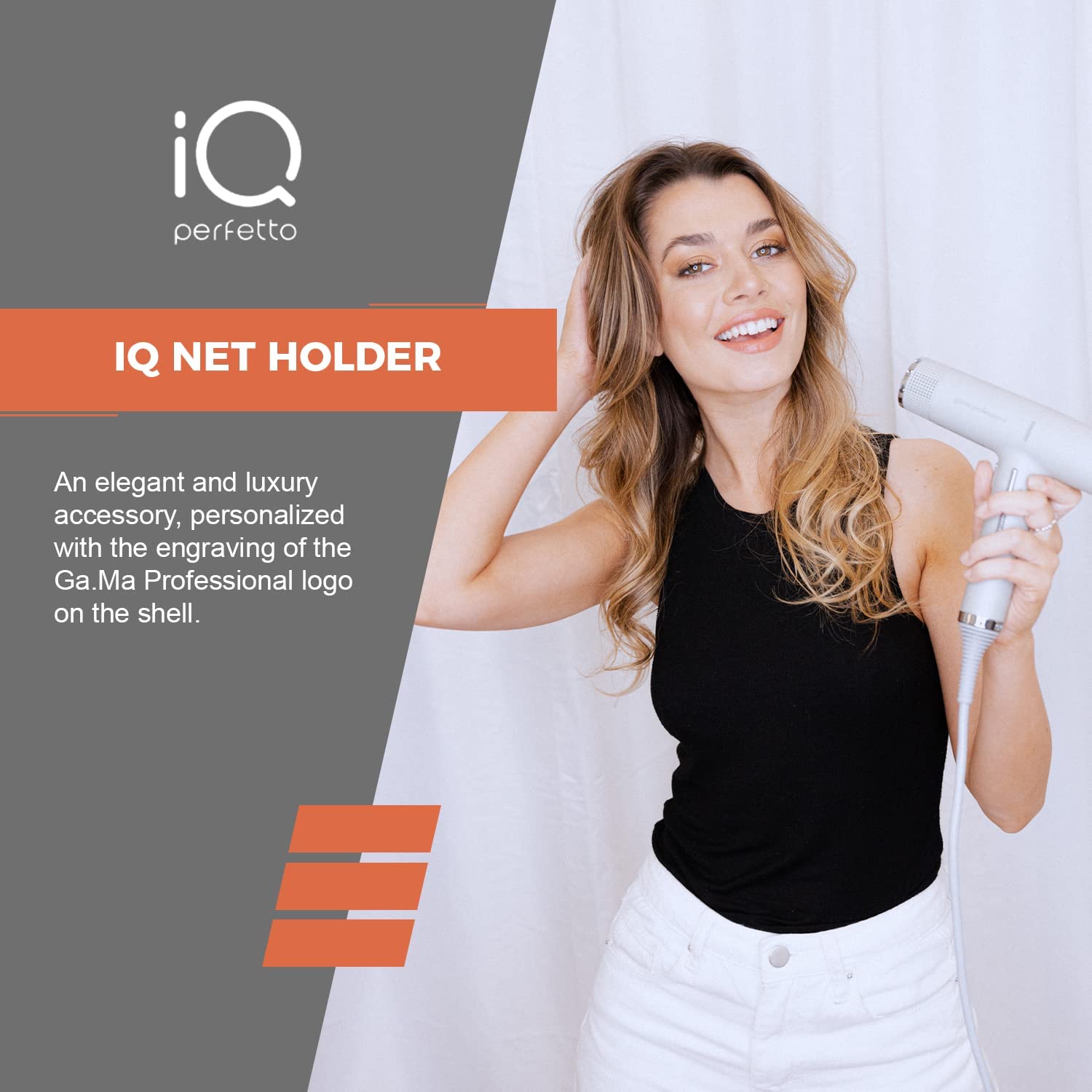 GAMA Professional IQ Net Hair Dryer Holder Stand