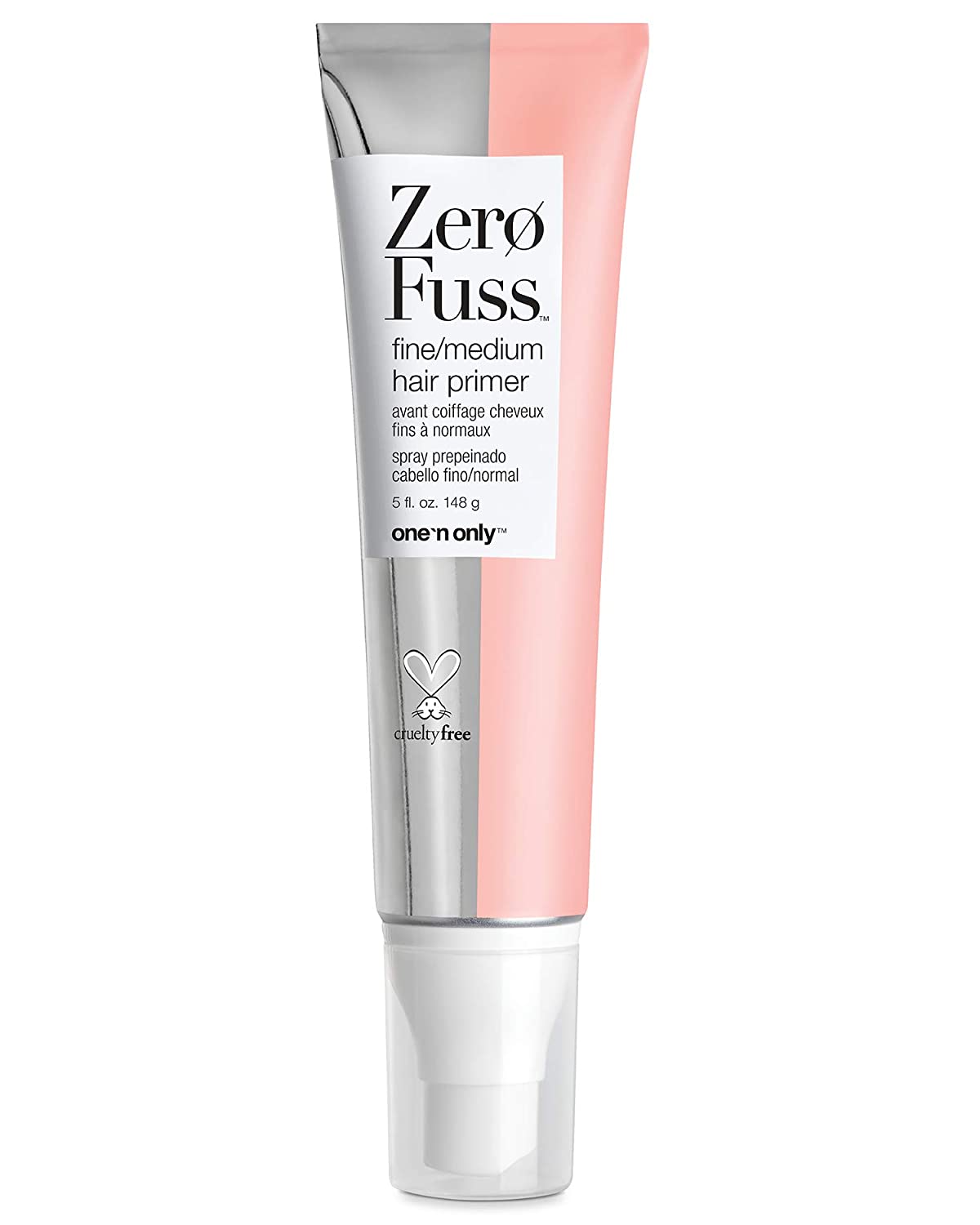 Zero Fuss Fine to Medium Hair Primer, Leave-in Spray, Detangles and Smooths, Weightlessly Conditions, Humidity Resistant, Tames Frizz, No Heat Required, 5 Fl. Oz