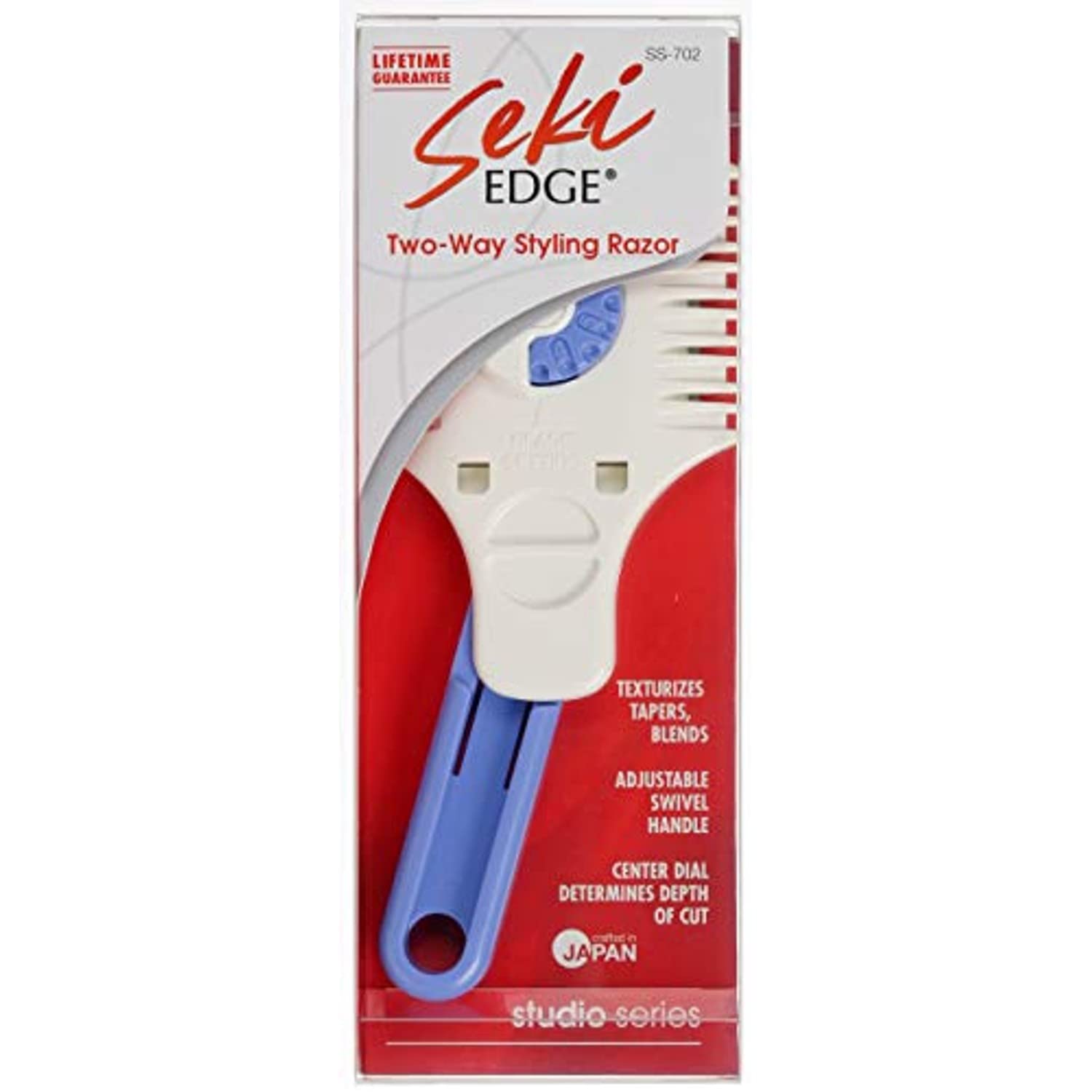 Seki Edge Haircutting Styling Razor Comb SS 702