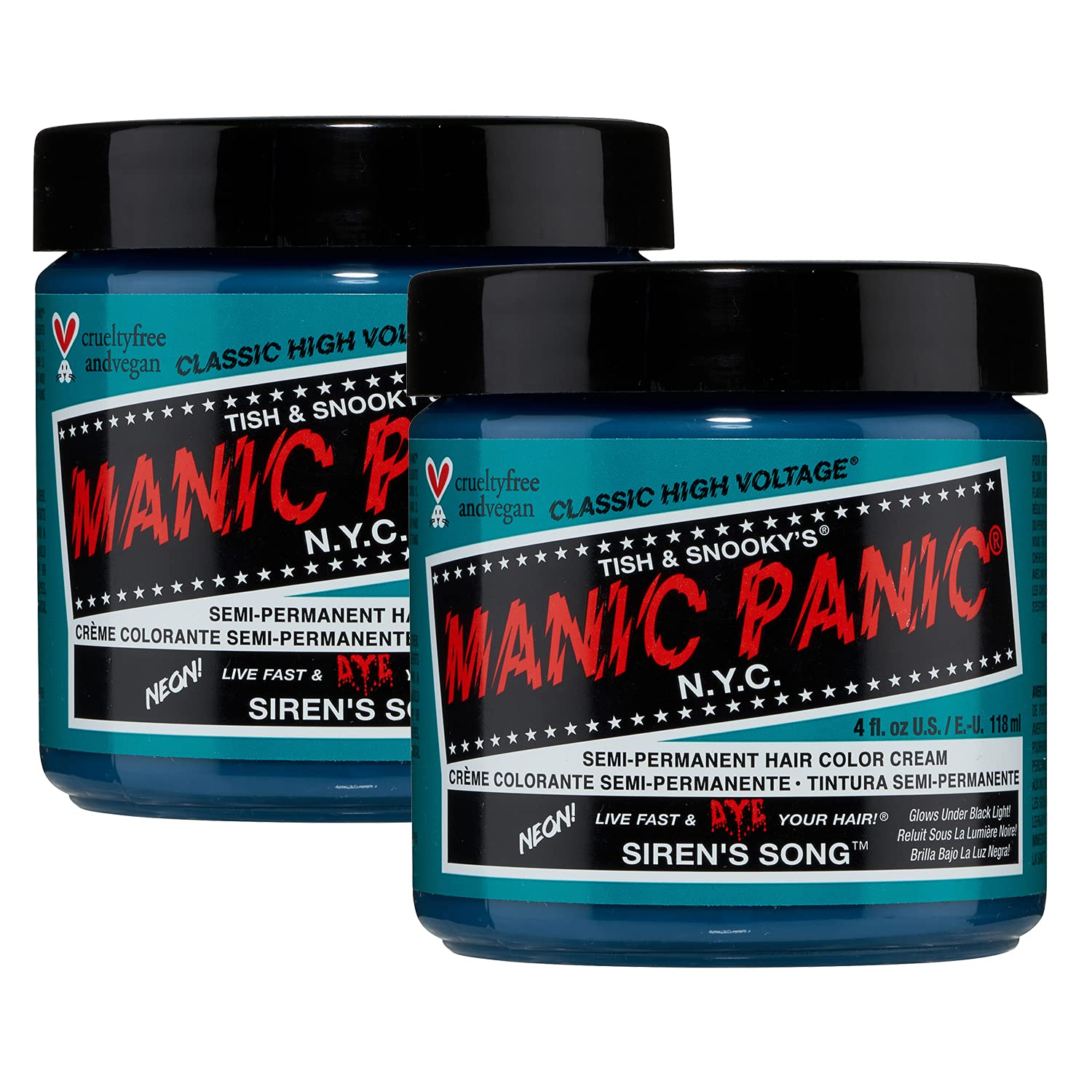 MANIC PANIC Plum Passion Hair Dye Classic 2 Pack