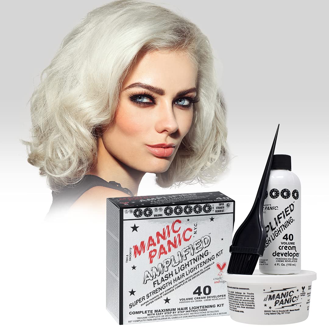 MANIC PANIC 40 Vol Lightning Hair Bleach Kit 2PK