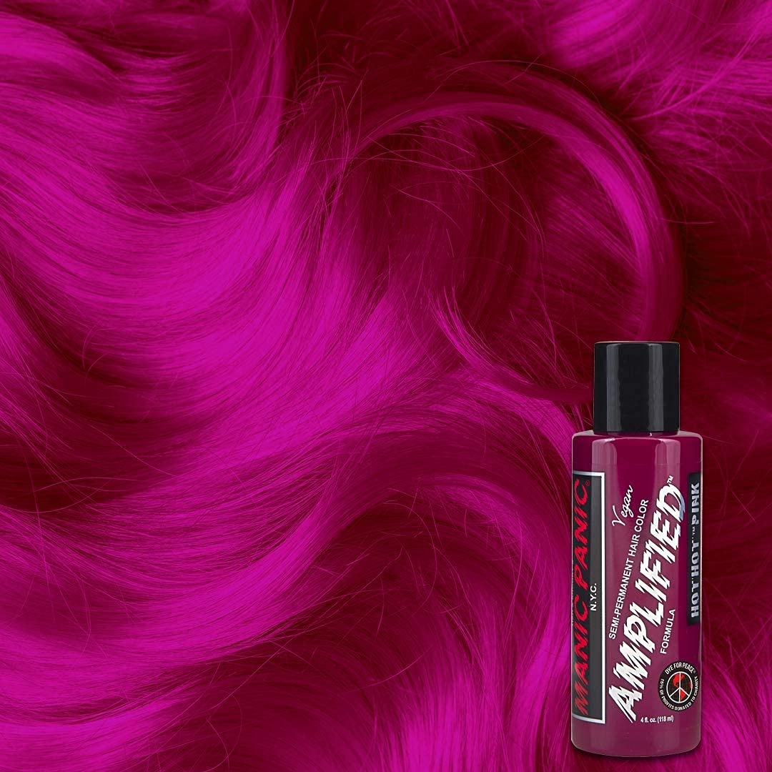 MANIC PANIC Hot Hot Pink Hair Color Amplified