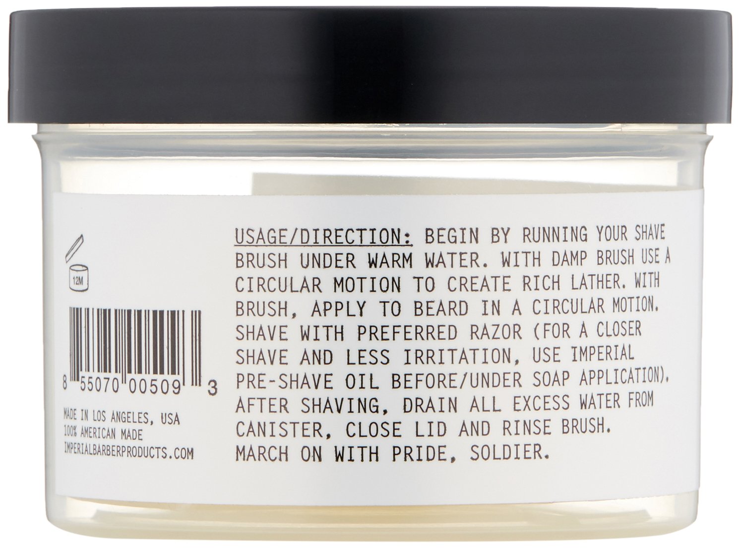 Imperial Barber Field Shave Soap Canister, 6.2 oz