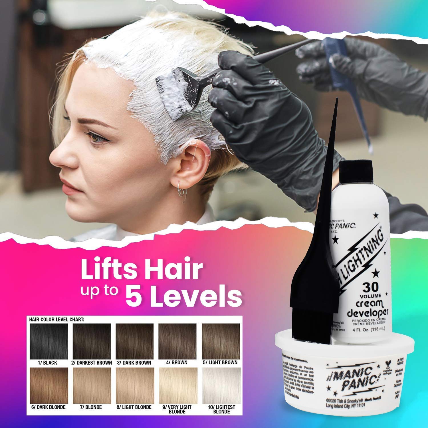 MANIC PANIC Flash Lightning Hair Bleach Kit 30 Vol