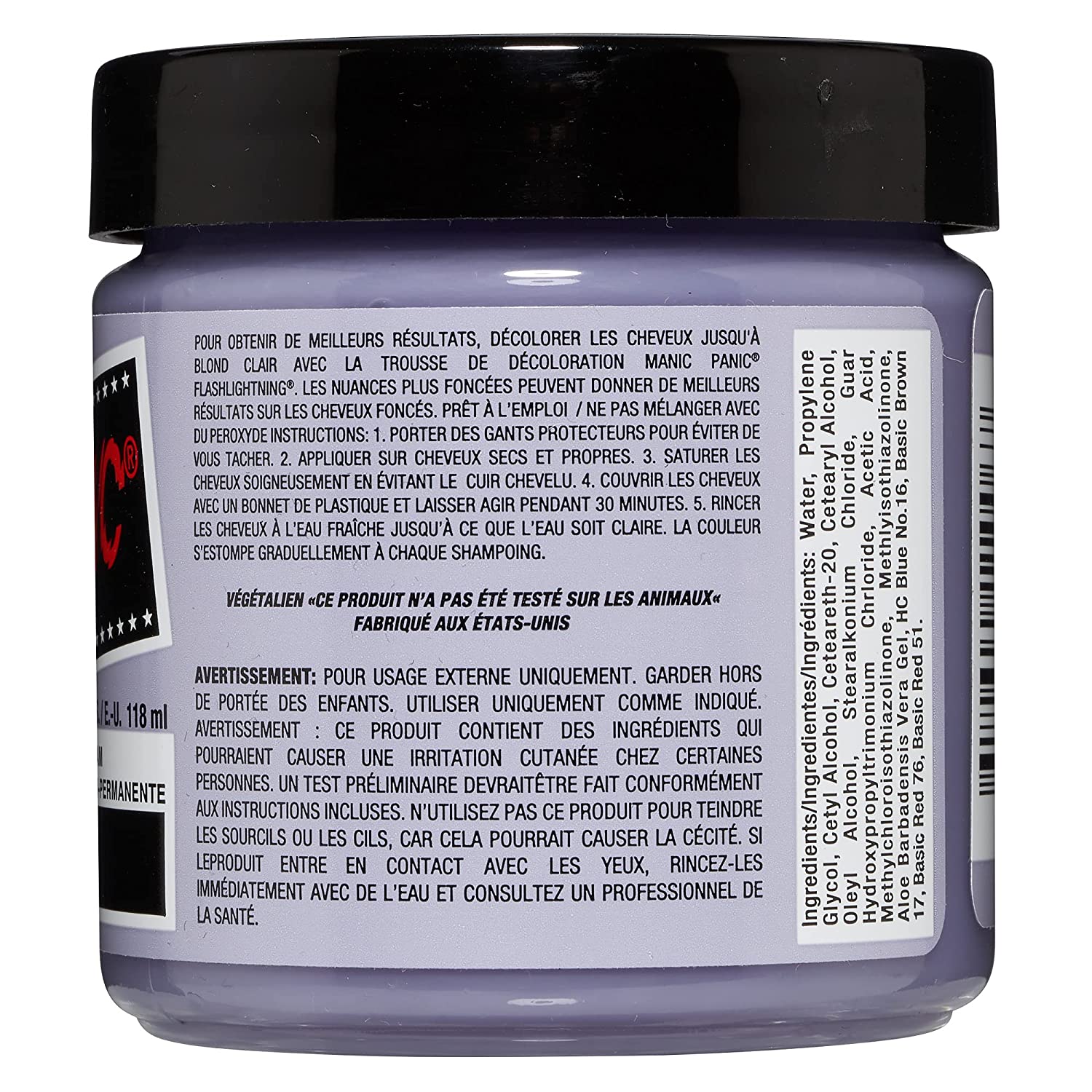 MANIC PANIC Silver Stiletto Hair Toner Classic