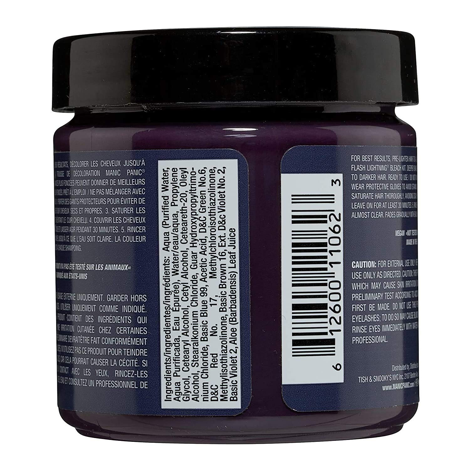 MANIC PANIC Dark Star Grey Hair Dye Classic