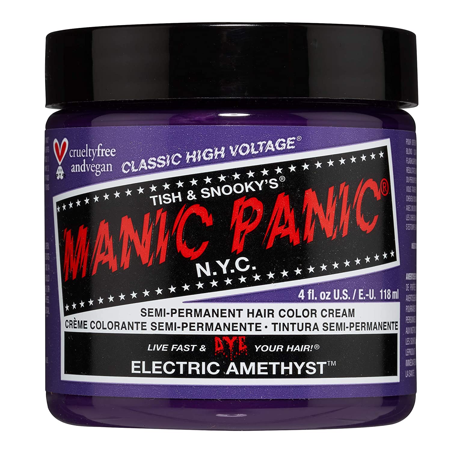 MANIC PANIC Plum Passion Hair Dye Classic 2 Pack