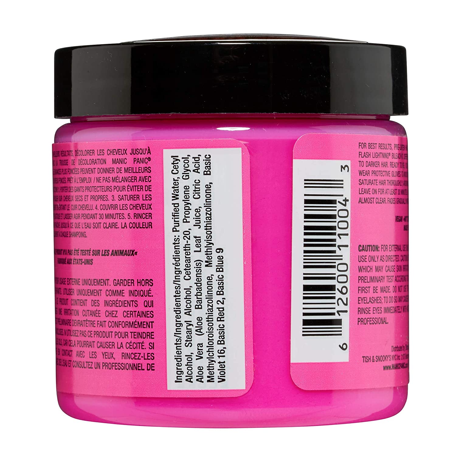 MANIC PANIC Cotton Candy Pink Hair Dye Color