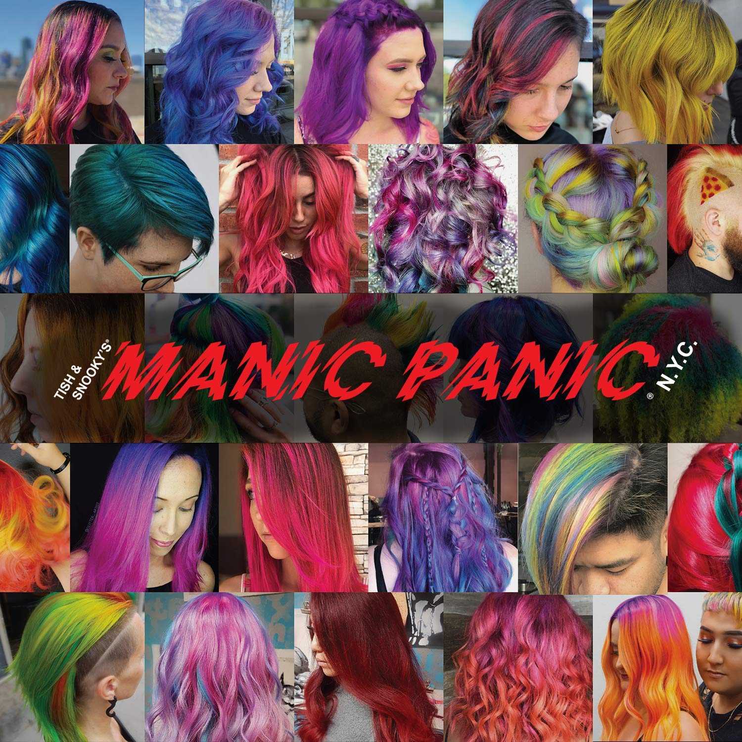 MANIC PANIC Rockabilly Blue Hair Color Spray Dye