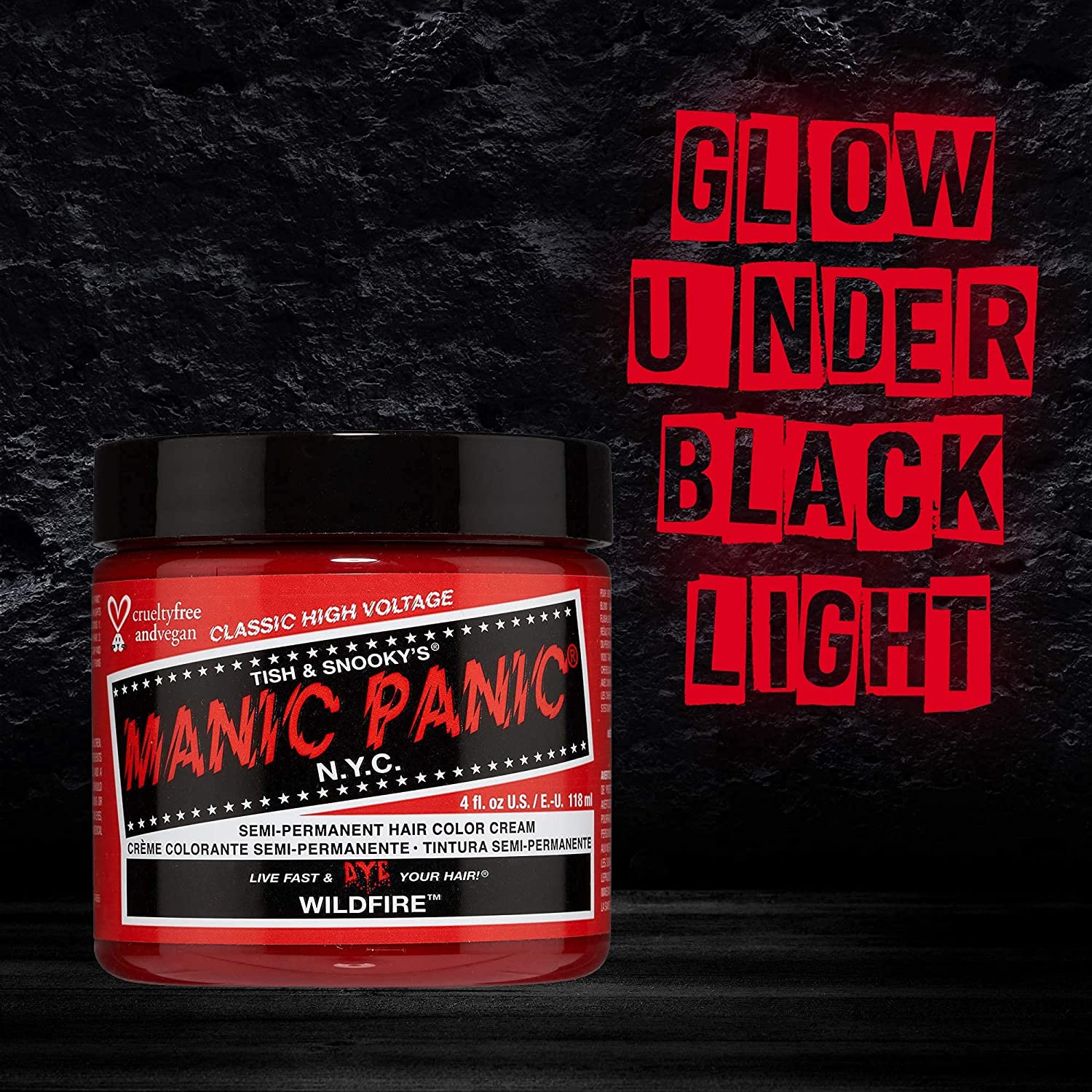 MANIC PANIC Wildfire Red Hair Dye Classic