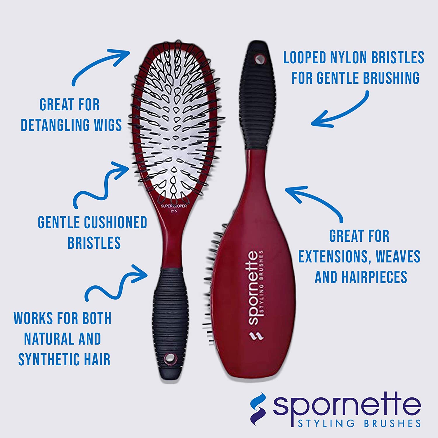 Spornette Super Looper Wig Brushesâ¦