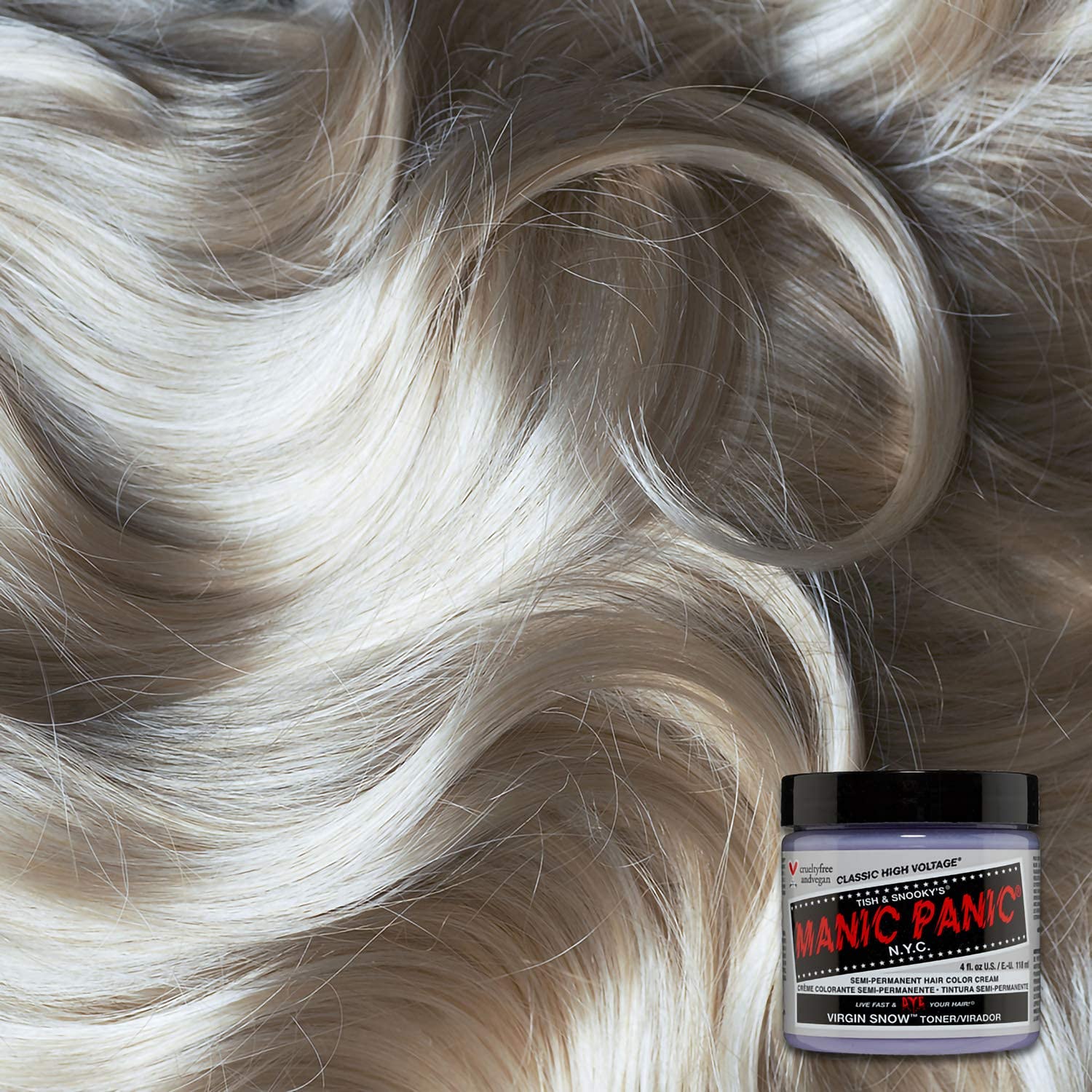 MANIC PANIC Virgin Snow Hair Blonde Toner