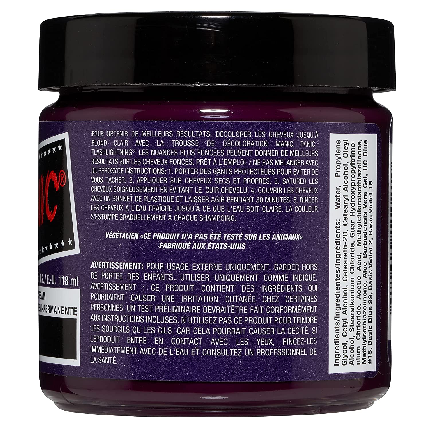 Manic Panic Plum Passion Hair Dye Classic