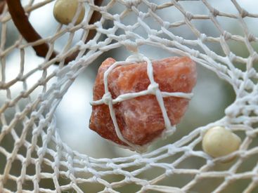 Orange Calcite, Crystal Dreamcatcher healing, ArMoniZar