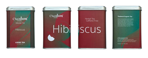 Chaidim Hibiscus ชายดิม ชาสมุนไพร กระเจี๊ยบแดง Loose Tea