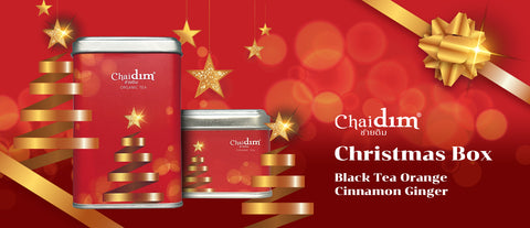 Christmas Box Black Tea Orange Cinnamon Ginger ชายดิม คริสมาสต์: ชาดำ เปลือกส้ม อบเชย ขิง