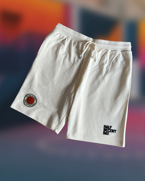 cream champion shorts