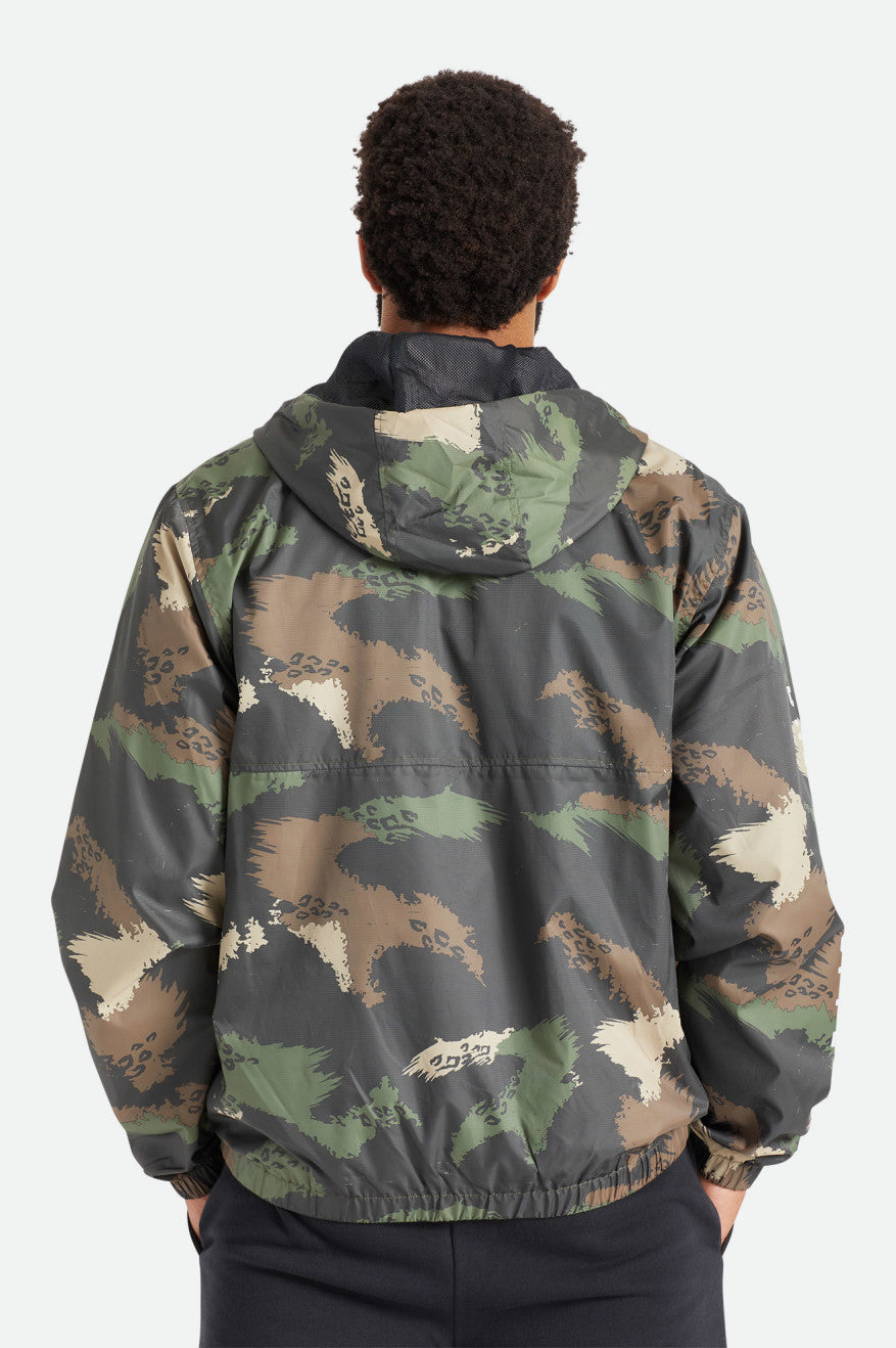 Men's Claxton Crest Lightweight Zip Hood Jacket - Brushed Camo ...