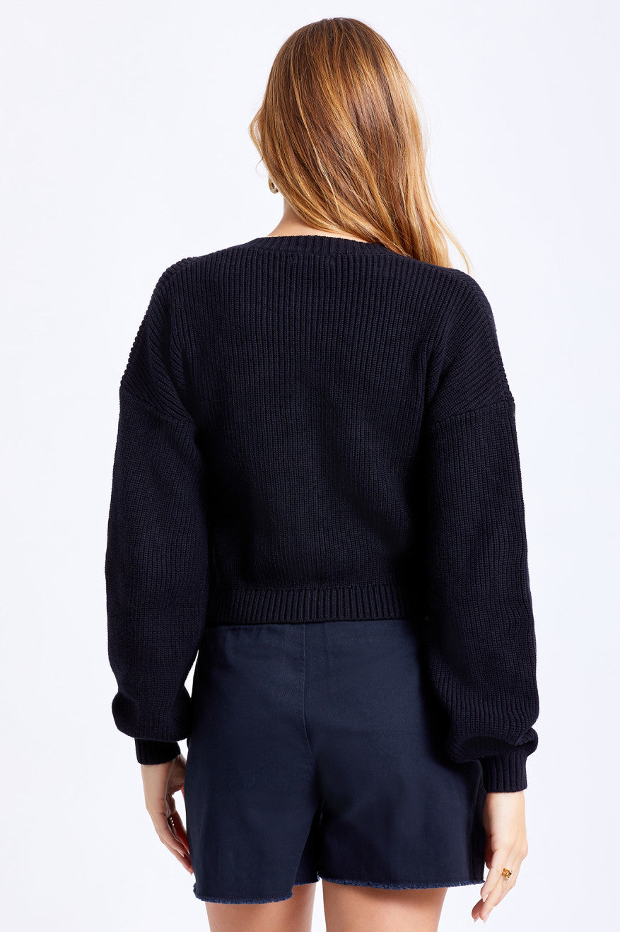 Women's Domino Cardigan - Black – Brixton Europe