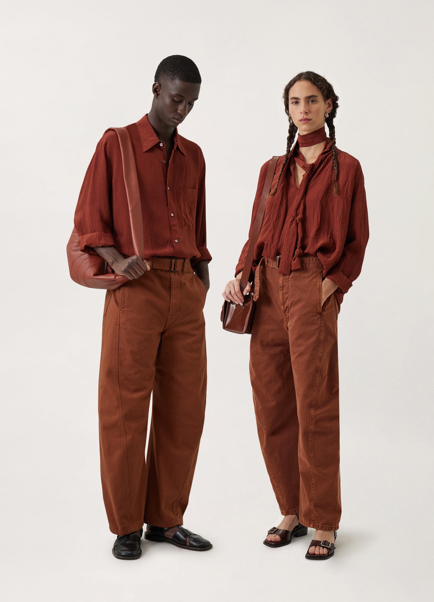 Lemaire Twisted Belted Pants デニム　ジーンズ付属品タグ替えボタン