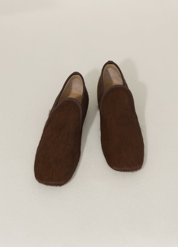 lemaire soft heeled loafers