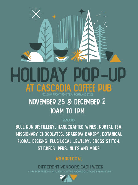 Holiday pop up flyer
