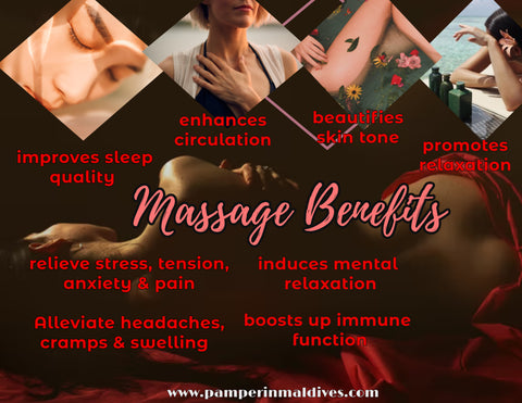 Anti-stress head, neck and shoulder massage