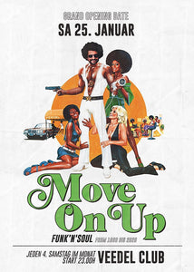 Poster Motiv Move On Up Grosse Din A1 Beatpackers